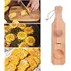 Tostones Plantain Press, Solid Wood 2 in 1 Design Plantain Smasher for Kitchen Restaurant Making Fried Plantain Chips & Tostones Cups (1)
