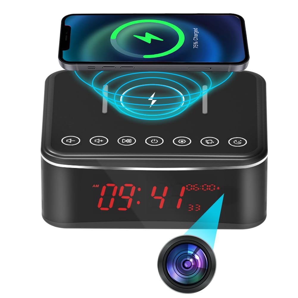 VISHANGYAES 5-in-1 Clock Camera