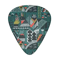 Ensemble de 12 médiators de guitare Green Animals pour guitare acoustique, guitare électrique, contrebasse, ukulélé - Les Beatles, Paul McCartney, John Lennon, RIngo Starr, George Harrison