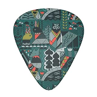 Ensemble de 12 médiators de guitare Green Animals pour guitare acoustique, guitare électrique, contrebasse, ukulélé - Les Beatles, Paul McCartney, John Lennon, RIngo Starr, George Harrison