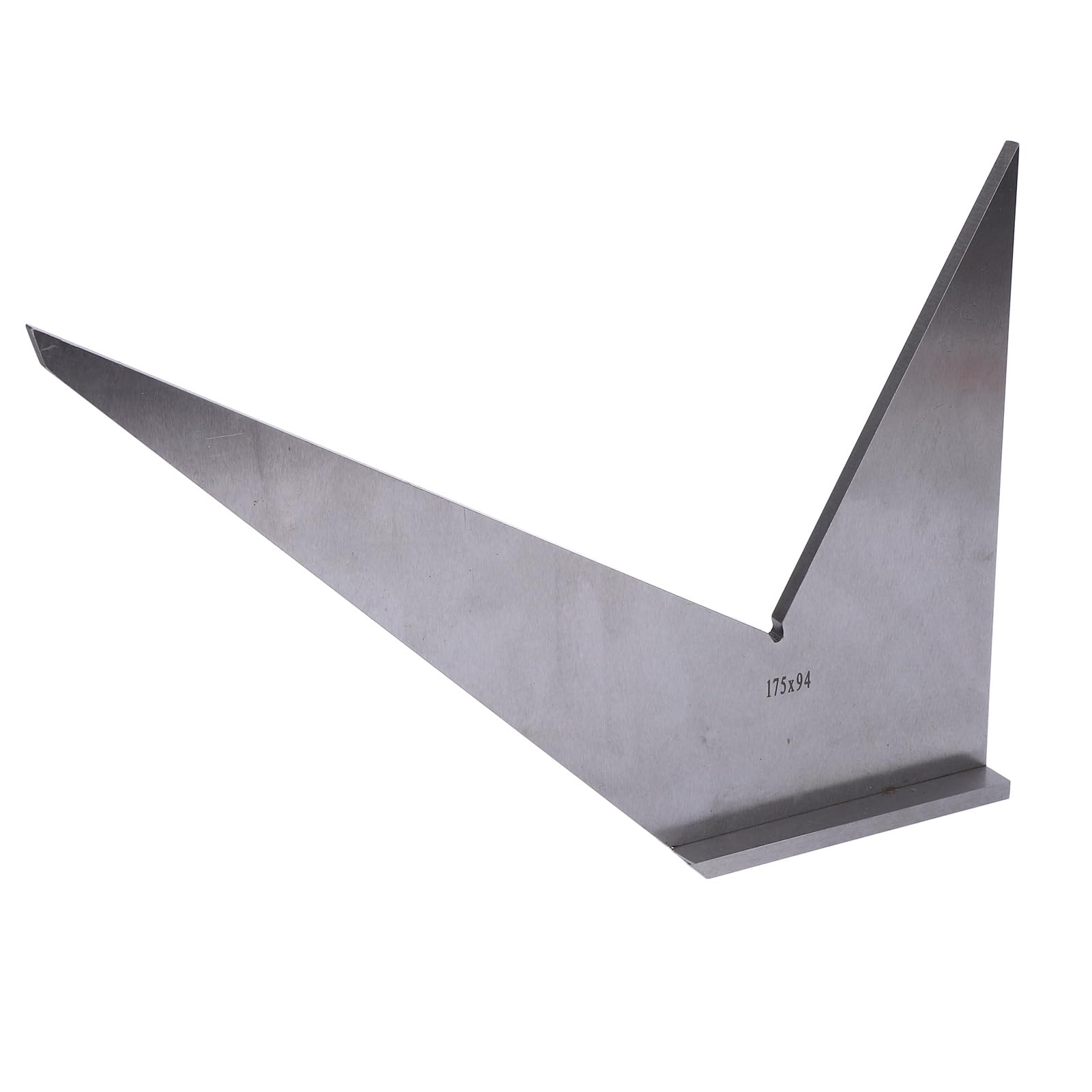 Jiawu Équerre D'ingénieur Machiniste avec Base, équerre de Machiniste Multi-angle 30° 45° 90° 120°, Outil de Règle D'onglet en Acier au Carbone pour la Mesure des Pièces, Menuisier
