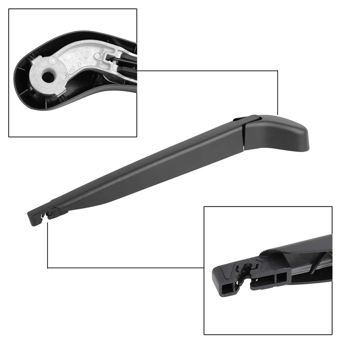 Bras Essuie-glace Arrière Ford Focus Mk2 - Compatible 4M51A17408AB - Remplacement Facile & Durable