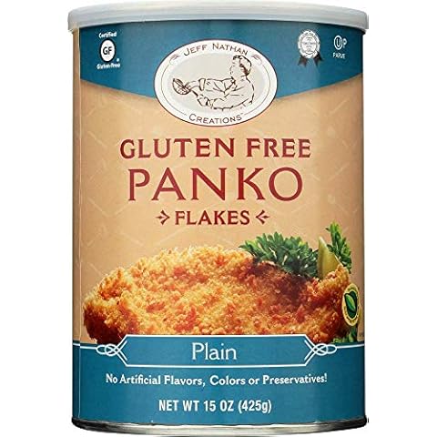 Jeff Nathan Creations Bread Crumbs - Panko Flakes - Plain - Gluten Free - 15 oz - case of 12 - - Gluten Free - From Israel12 Cover