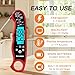 KULUNER TP-01 Waterproof Digital Instant Read Meat Thermometer with 4.6 Folding Probe Backlight Calibration Function for Cooking Food Candy, BBQ Grill, Liquids,Beef（Red）