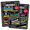 Waahome first and last day of school board 9x12 first day of school sign double sided my 1st day of kindergarten preschool chalkboard sign for kids girls boys back to school photo prop supplies  urban country home decor