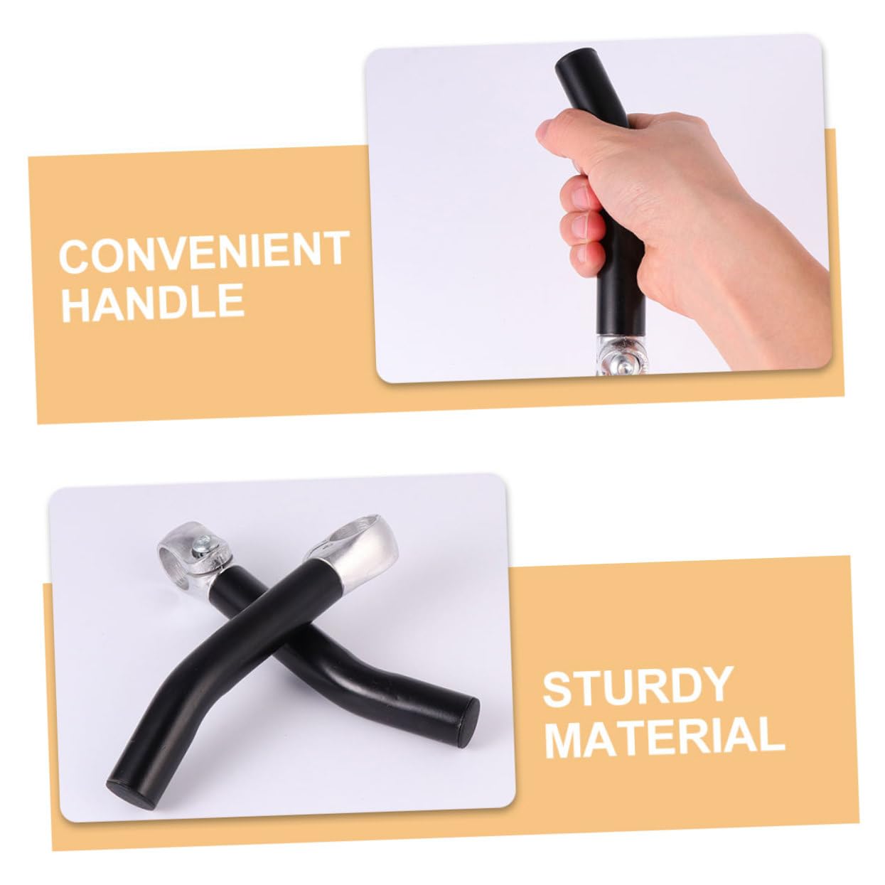4pièces Extrémités De Guidon Métal pour Vélo De Montagne Poignées Antidérapantes Confortables Et Faciles à Installer Accessoires De Vélo Universels Adaptés à Les