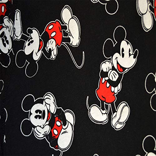 MJC Mens Disney Classic Mickey Mouse Black Cotton Lounge Pants3