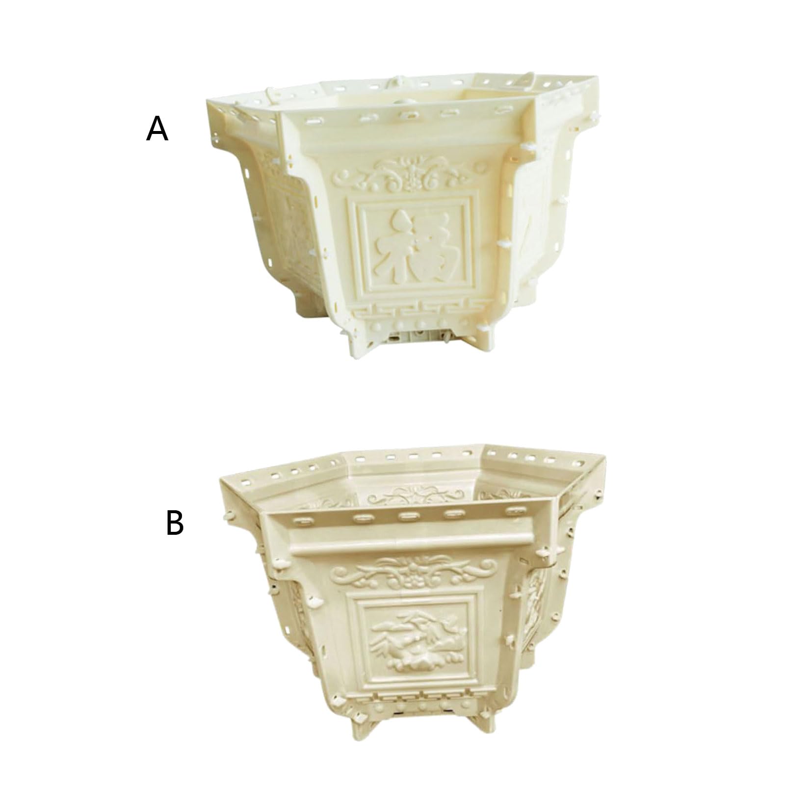 DIY sześciokątne formy do doniczek - Beton Blumentopf Formen für Pflanzen Kunststoff Pflanzgefäß Form Hochwertige Blumentöpfe für creative garengestaltung.