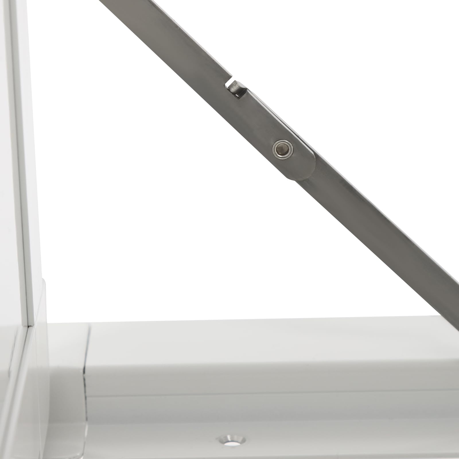 Table de Pique-Nique Pliable RV,Table de Pique-Nique pour Camping-Car Alliage D'aluminium Remorque Pliante pour Camping Table Murale 60 * 42cm,pour Camions,Caravanes (Blanc)