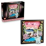 LEGO Art Paisaje Japonés con Cerezos en Flor - Kit...: MAQUETA PARA ADULTOS DE JAPÓN: Construye tu propia decoración japonesa para tu hogar con el kit de construcción para adultos LEGO Art Paisaje Japonés con Cerezos en Flor DECORACIÓN JAPONESA: Esta recreación LEGO de un paisaje japonés incluye el monte...