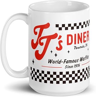 NBC Parks & Recreation JJ's Diner Mug - Officially Licensed - 15 oz