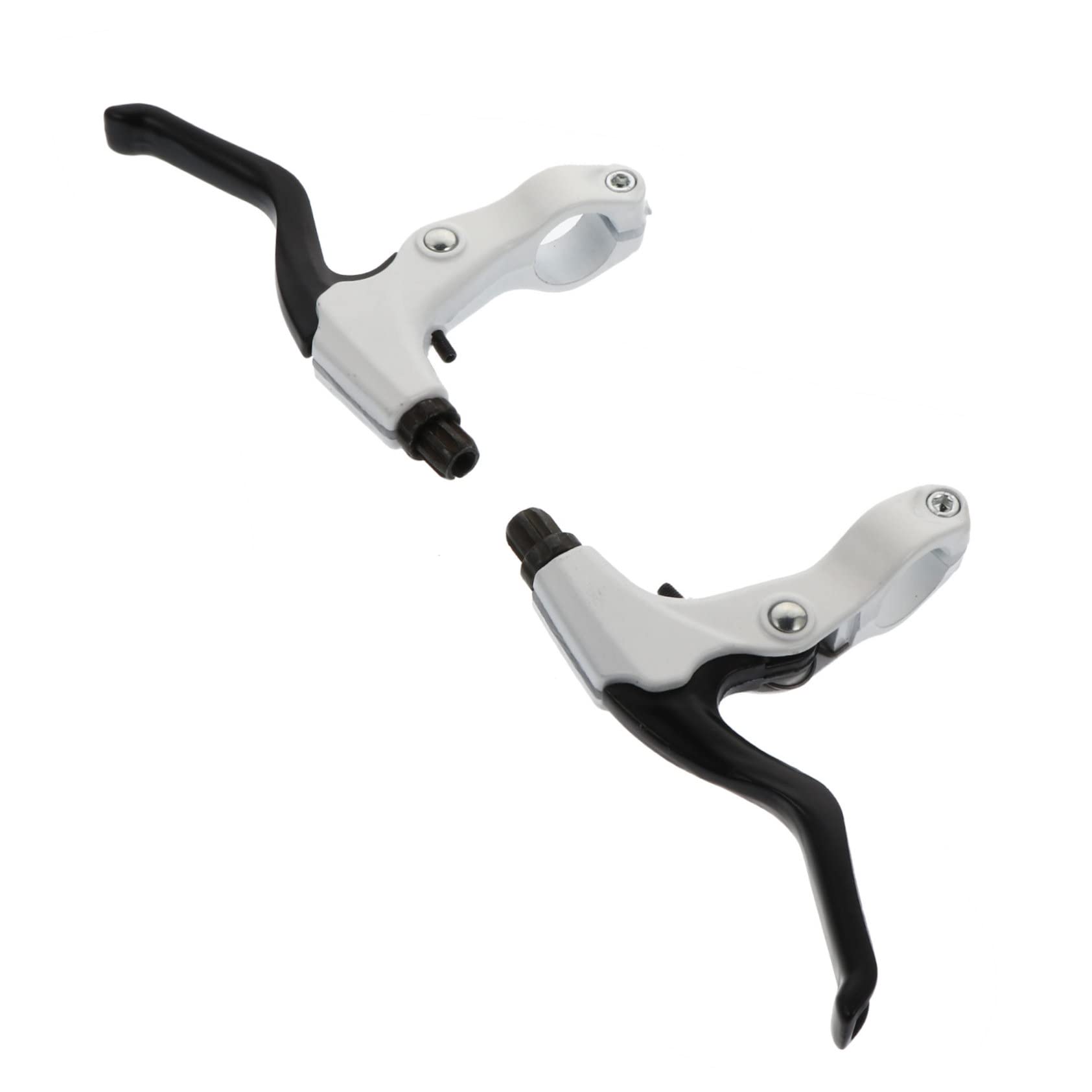 JOINPAYA 1Pair Mountain Bike Brake Handle Lever Arm Durable Aluminum Alloy Brake Handles for Easy Operation Ergonomic Design Compatible with All Bicycles and Tricycles for Safety