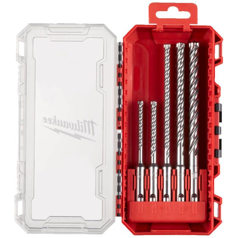 Milwaukee 4932498298 SDS Plus MX4 Punte 4 Cut 5 Pezzi