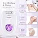 Epilator,Epilators Hair Removal for Women, 2 in 1 Hair Removal Device with LED Light & USB Rechargeable, Electric Shaver for Legs,Underarms,Bikini and Full Body