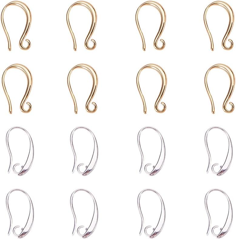10pcs 925 Sterling Silber Ohrhaken Scrolls Stud