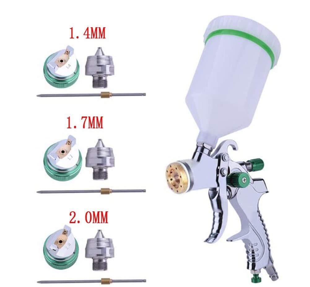 HVLP Spray Gun Kit - 1.4MM/1.7MM/2.0 MM (3 Pcs), Air-Conditioning