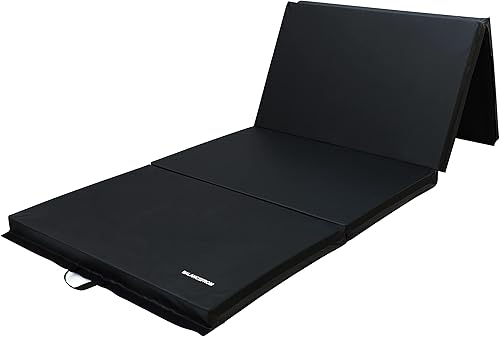 Miniatura 2 de Signature Fitness Alfombrillas multiusos de 4 x 10 x 3 pulgadas, extra gruesas, de alta densidad, antidesgarros, para gimnasia, gimnasio, ejercicios