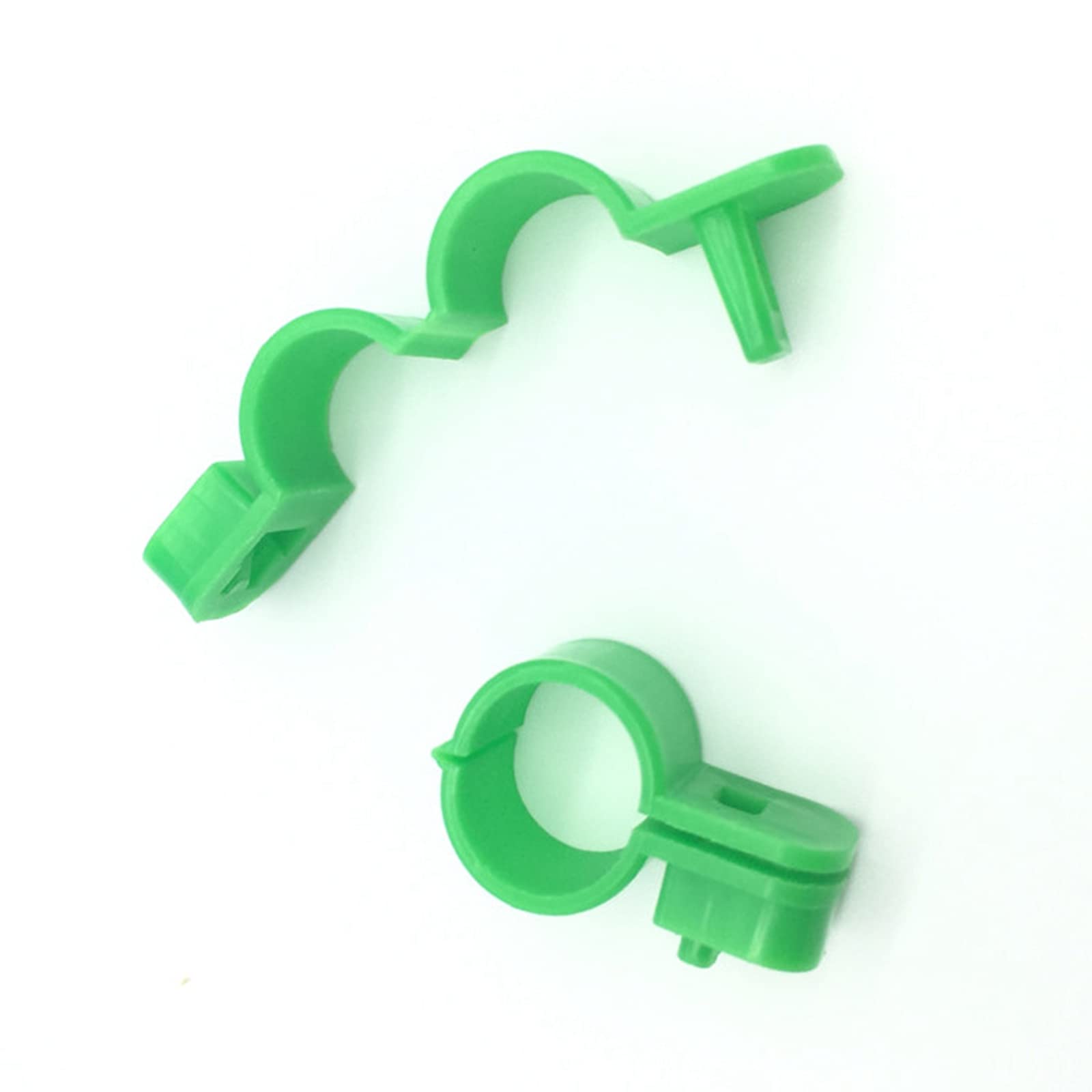 Anillas para patas de pollo 1000 Uds. Anillos for patas de pollo, anillos con Clip for identificación de pies, rojo M(Mix Color)