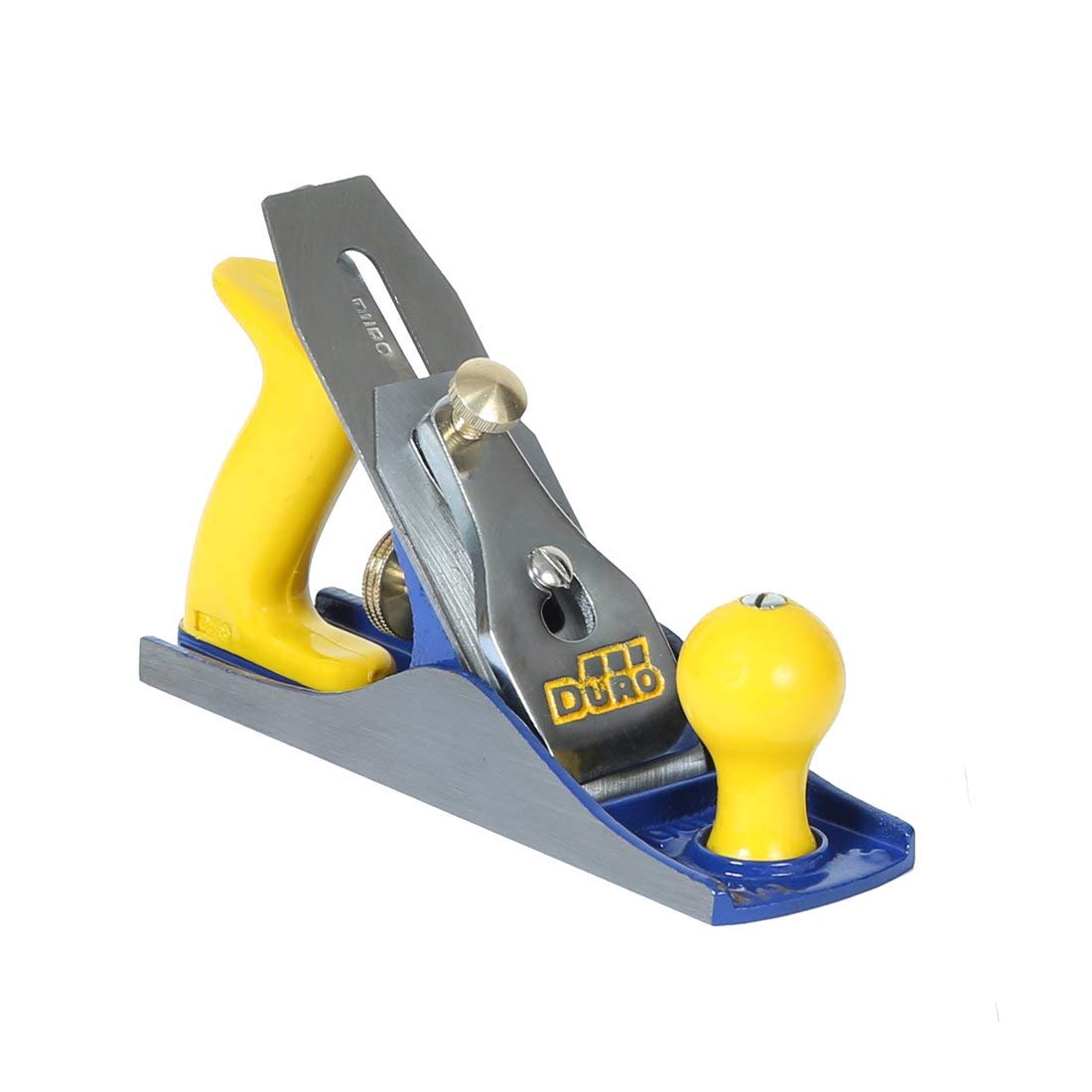 DURO Jack Plane No.4 With Attractive New Brass Lever Bolt | 250MM,9 Inch,Cast iron(Blue/Yellow)