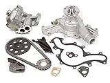 Evergreen TK813WOPT 90-94 Ford Explorer Ranger Aerostar Mazda B4000 4.0L OHV 12V Timing Chain Kit Water Pump Oil Pump