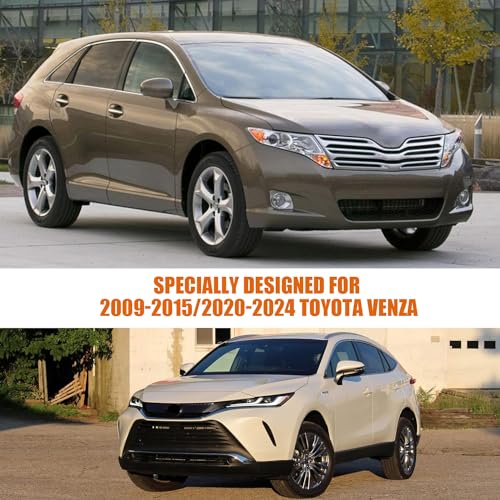 Image of 6 Layers Waterproof Car Cover Replace for 2009-2026 Toyota Venza | All Weather Car Cover with Cotton Liner, Zipper Door, Windproof Bands for Snow Rain Dust Protection