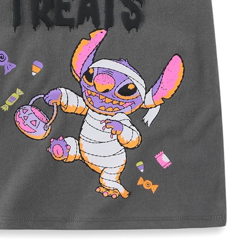 Disney Lilo & Stitch Girls Halloween Short Sleeve T-Shirt for Big Kids4