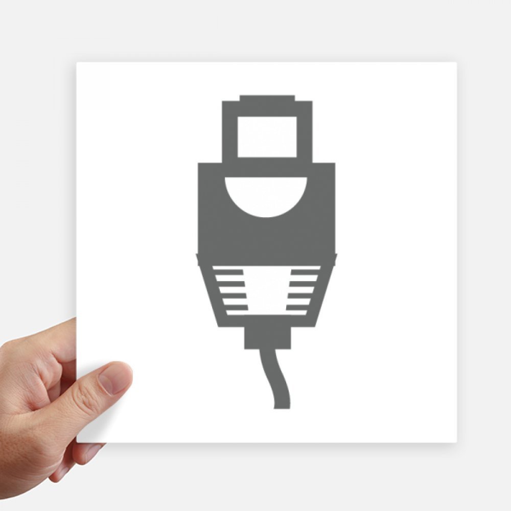 Motif autocollant carré de charge pour personnaliser votre ordinateur portable et votre valise