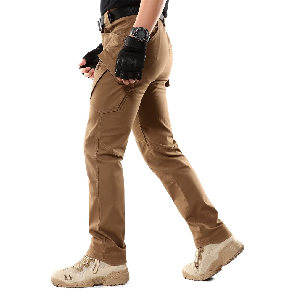 Pantaloni da Lavoro Goodoi per Uomo Pantaloni Cargo da Uomo in Cotone Pantaloni da Combattimento da Uomo Pantaloni da Esterno Militari per Campeggio Escursionismo Passeggiate