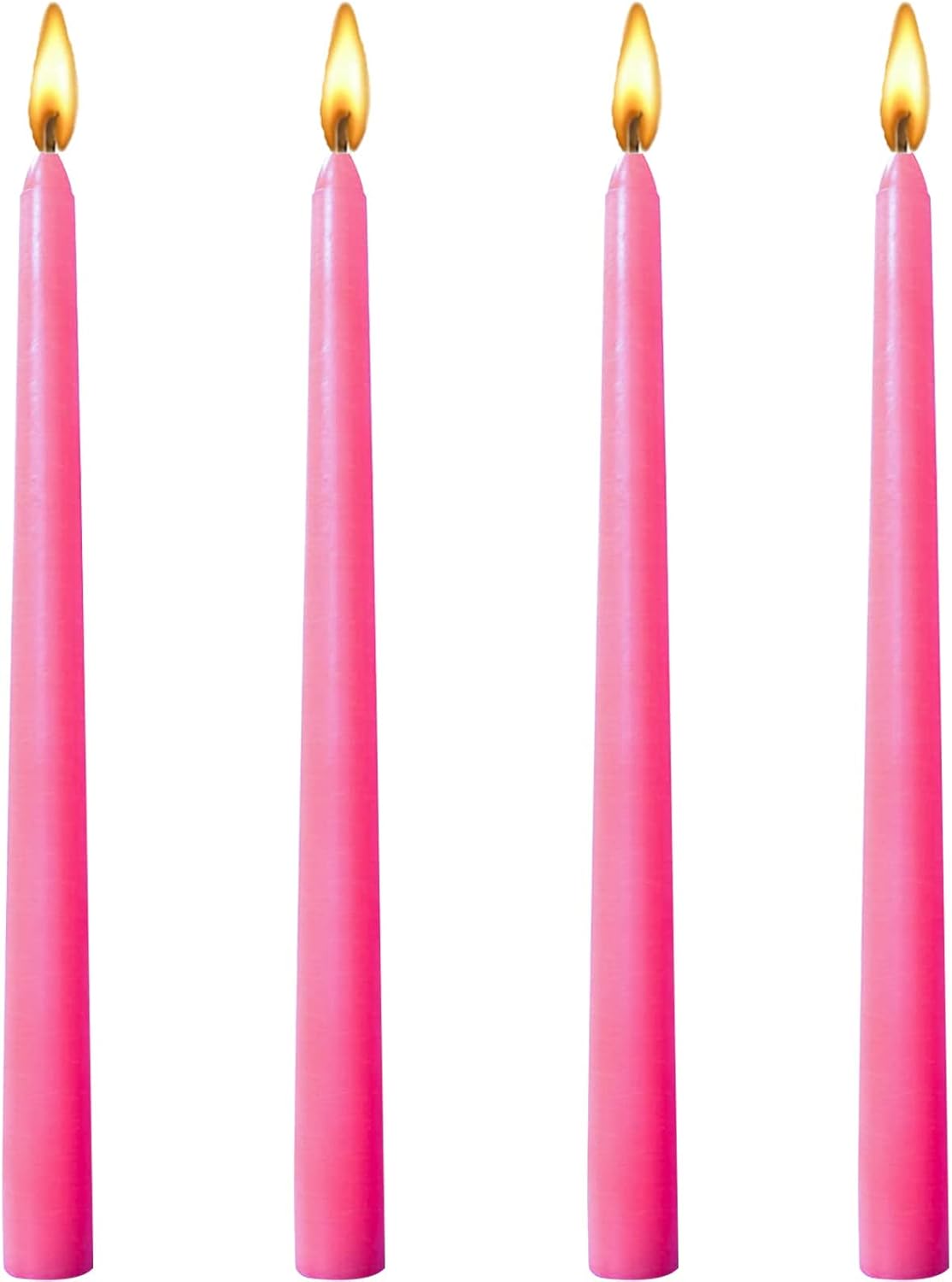 Kandelo 10inch Taper CandlesSet of 4 Tapered Candle, Tall Candlesticks