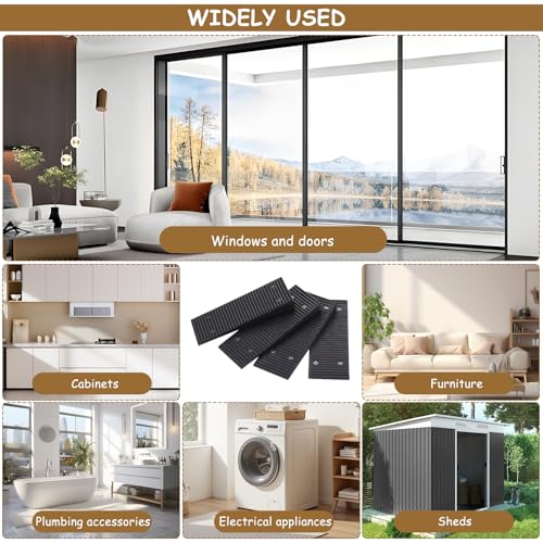 Miniatura 7 de 16 Piezas Cuñas De Plástico, Cuñas Niveladoras Para Muebles, Juego De Cuñas Universales, Cuñas De Montaje, Cuñas De Ajuste Para Puertas, Ventanas, Suelos Y Mesas