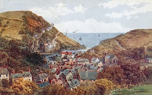 Lienzo impreso de Polperro por Alfred Robert Quinton, cuadro abstracto de 60x90cm