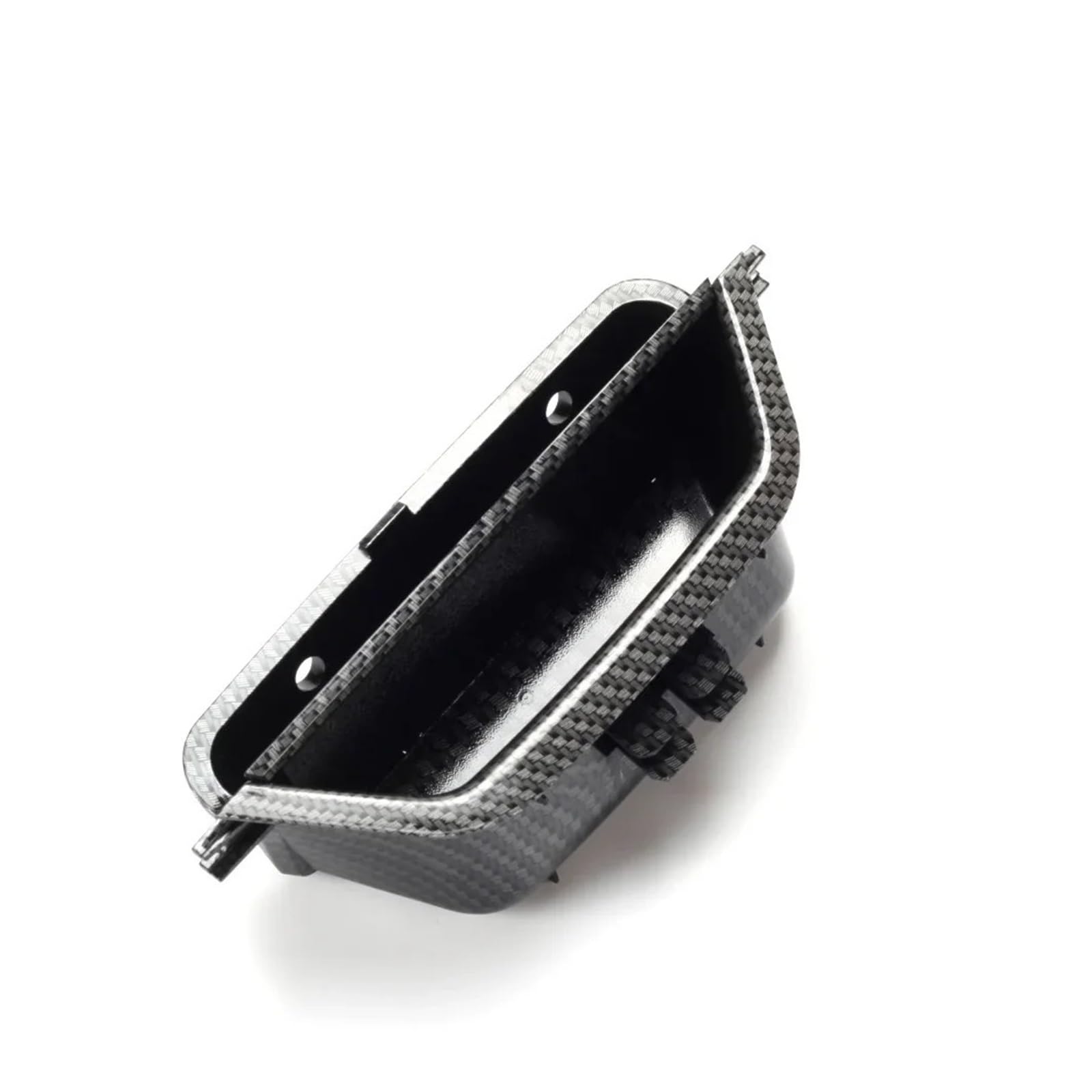 HTUHBCX Interior Door Handle for X3 for X4 F25 F26 2010-2016 LHD RHD Car Front Left Door Inner Handle Pull Trim Interior Panel 51417250307(Carbonfiber Handle)