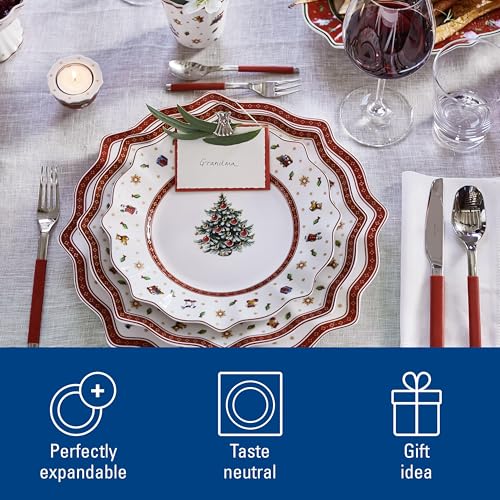 Villeroy & Boch – Toy's Delight Buffet Plate 35 cm White/Red, Microwave Safe, Plate Large, Dinner Plate, Christmas Plate, Xmas, Tableware, Dinnerware, Premium Porcelain - Image 4
