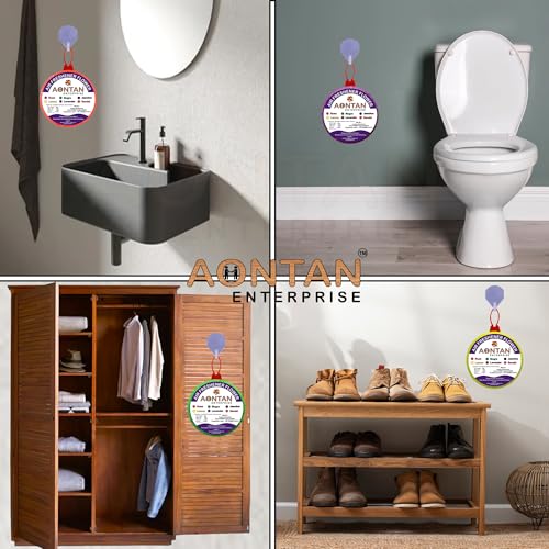 Image of AONTAN ENTERPRISE Air Freshener flower Rose, Lavender, Jasmine, Mogra, lemon, sandal Block bathroom freshener for toilet, Washroom air freshener toilet 60 Gram Each (12 Pcs)