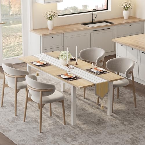Mesa extensible de madera para solucionar la falta de espacio en comedores pequeños 5