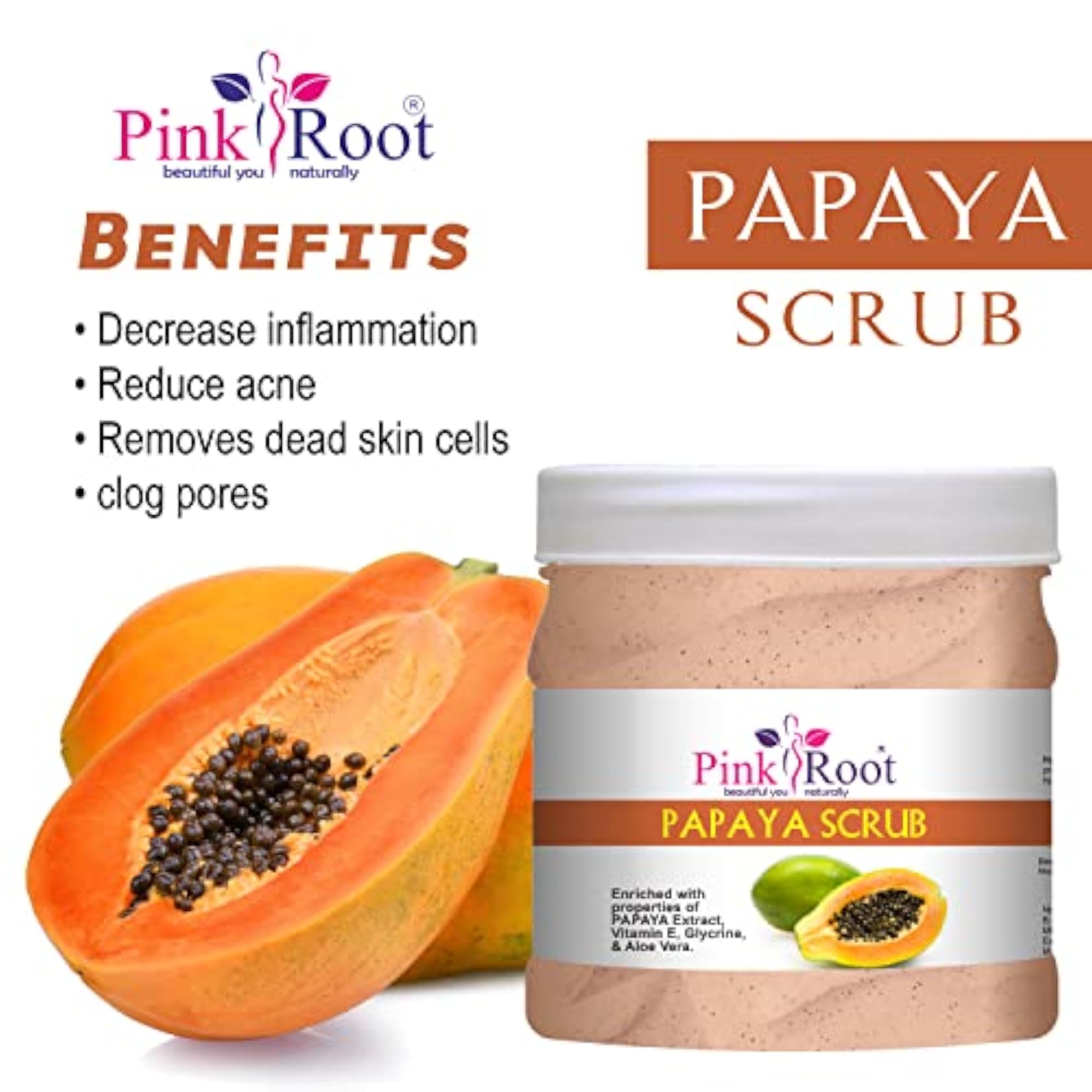 Foot Spa Cream 500ML with Papaya Scrub