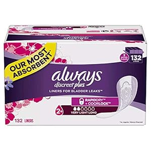 Always Discreet Incontinence Liners...