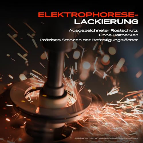 Frankberg 2x Ankerblech Vorne Links Rechts Kompatibel mit 5er F10 518-550 2.0L-4.4L 2009-2016 5er F10 M5 4.4L 2011-2016 6er Cabriolet F12 640 650 3.0L 4.4L 2010-2018 Replace# 34116775265