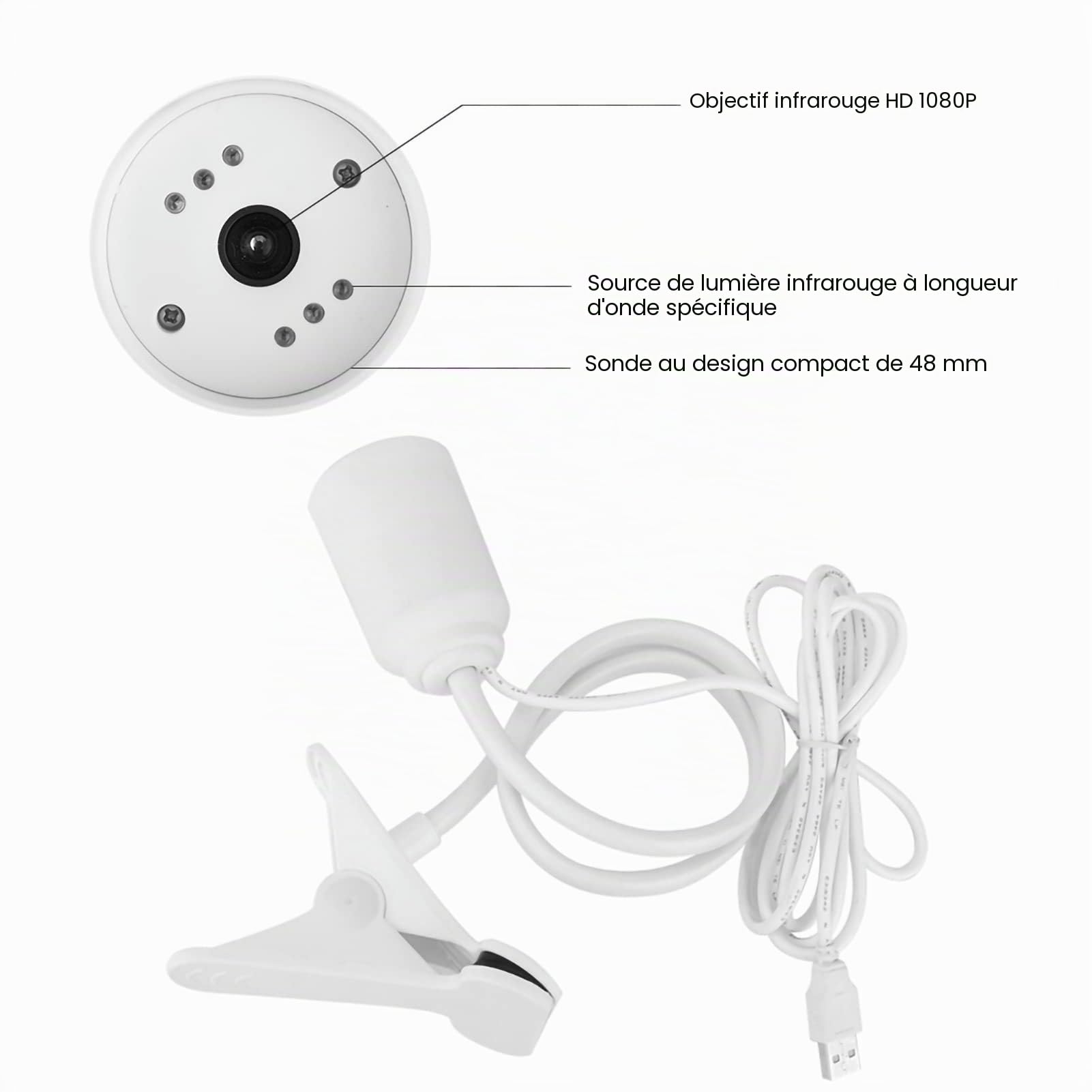 HURRISE Viseur Veineux, Viseur Veineux, De Veines, Détecteur De Veines, Transsilluminateur Durable, Détecteur De Veines, for Détecteur De Veines pour Hôpital.