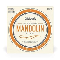 D’Addario Cordes D’Addario EJM74 Monel Mandoline, Medium, 11-40 - Les Beatles, Paul McCartney, John Lennon, RIngo Starr, George Harrison D'Addario Cordes D'Addario EJM74 Monel Mandoline, Medium, 11-40 – Image 2