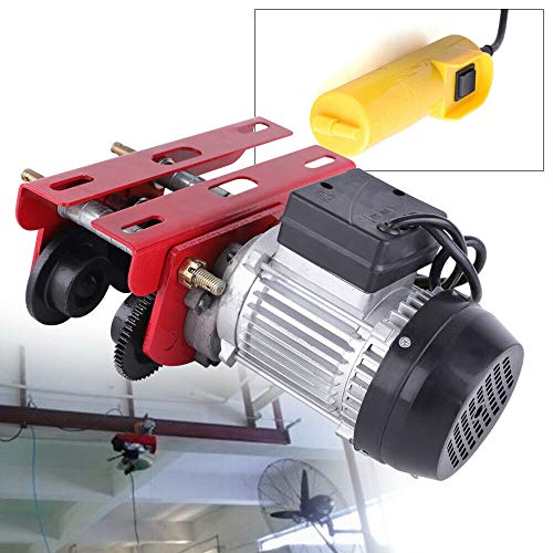 DONNGYZ Electric Push Beam Hoist Trolley Hoisting Track Trolley I-Beam Links All-Copper Motor for Powder Coating Material handling Industrial Impact Resistance 200W(US Stock)