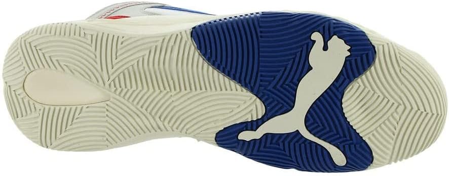 PUMA Rebound Future Evo Men's Basketball 9 D(M) US White-Surf The Web-High Risk Red-Grey Review | Image 6