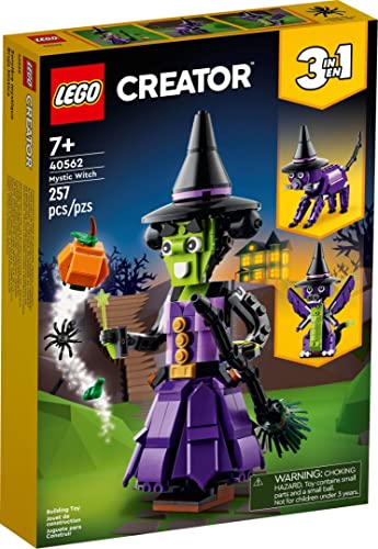 LEGO 40562 Creator 3 in 1 Halloween Limited Edition Mystic Witch Build mit...