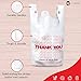 ACYPAPER, Thank You T-Shirt Bags (1000 Count), Plastic - T-Shirt Plastic Bags in Bulk - (11