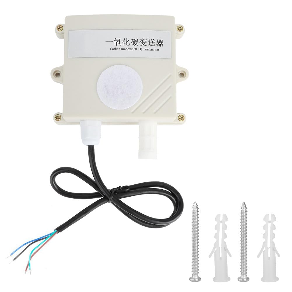 Sensor de CO, Transmisor de Monóxido de Carbono Montado en la Pared del Detector del Sensor de CO del Invernadero de Alta Precisión (0~5V)