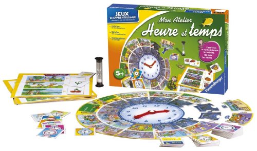 Ravensburger – 24246 – Jeu Educatif – Mon atelier Heure et Temps