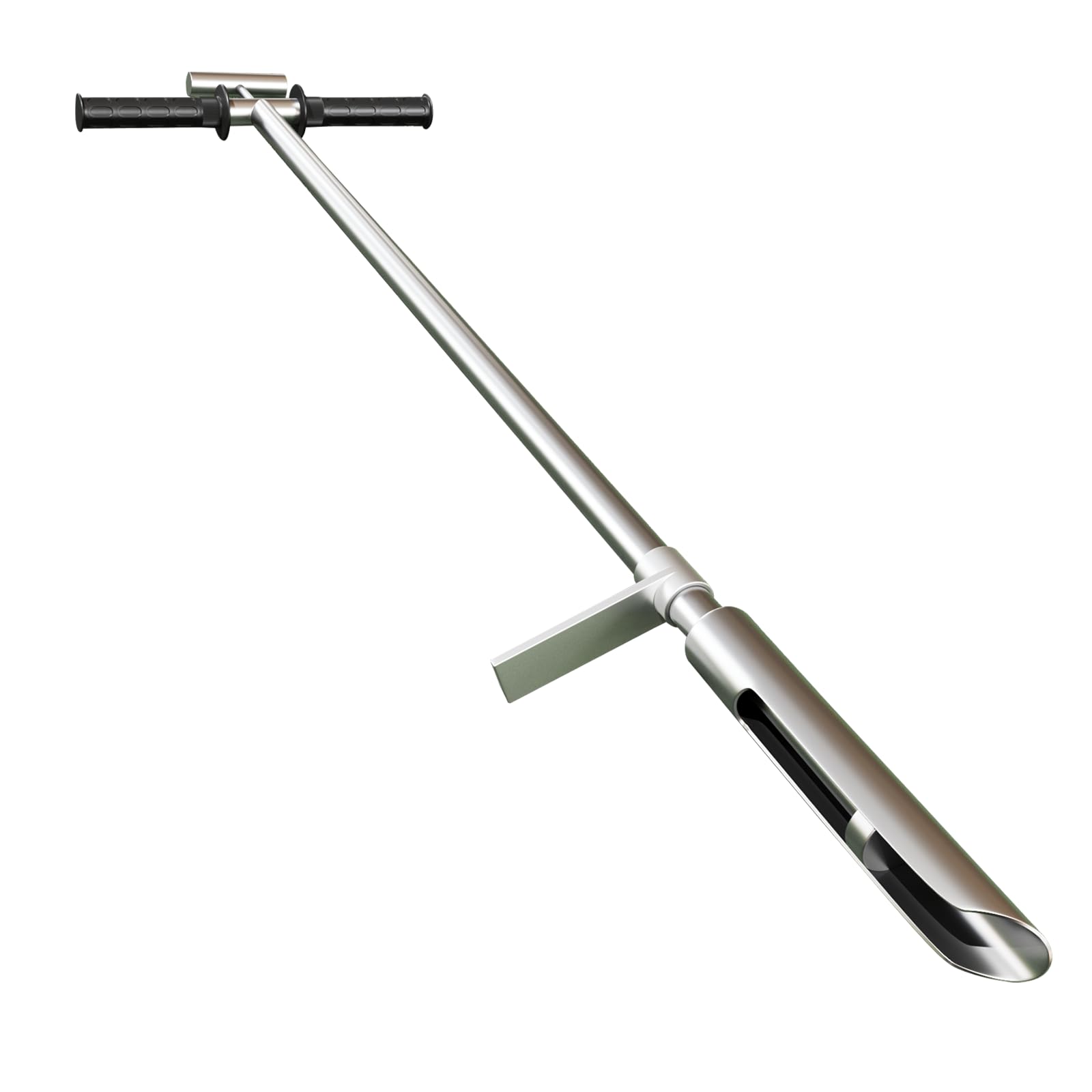 106,7 cm Bodenprobensonde mit 2 Probenbeuteln Edelstahl T-Style Griff Probenahme Bodensonde für Bodenproben Testwerkzeug-Kits mit Fußpedal für Bauernhof/Landwirtschaft/Garten/Rasen/Golfplatz