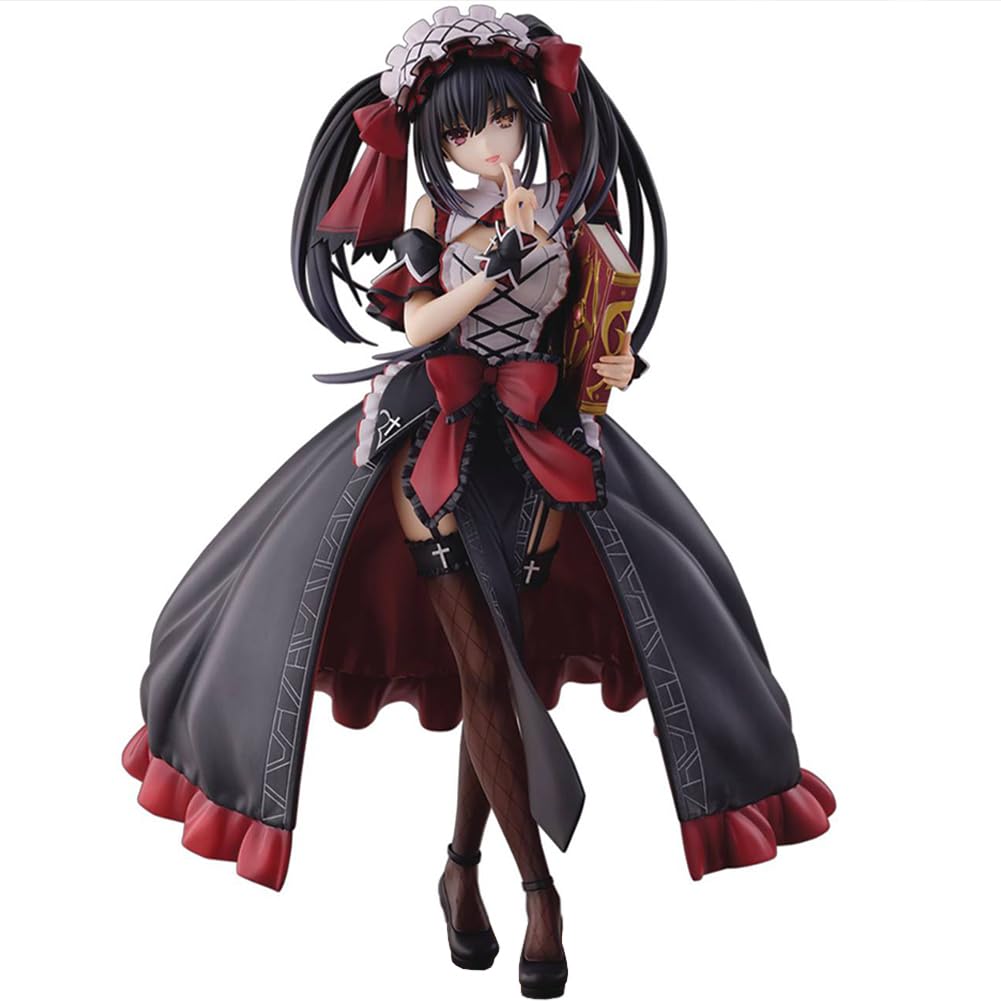 kurumi Amazon.com: MABAIUDE Tokisaki Kurumi Figure Statue - 25cm Stand