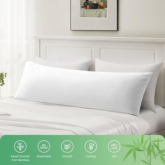 Twin Waterproof Cooling Mattress Encasement + Body Pillowcase