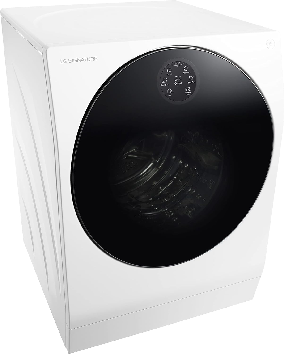 LG SIGNATURE LSWD100X Waschtrockner 12-7 kg 1550 U/min AI Direct Drive Wärmepumpen Steam-Funktion Weiß